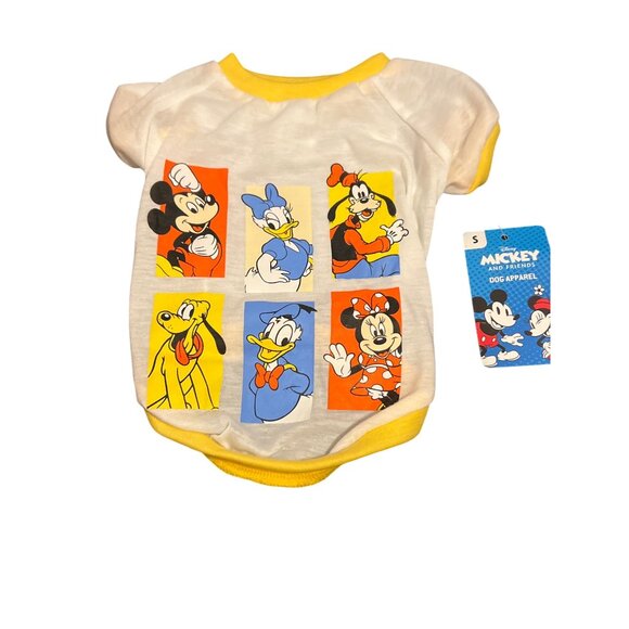 Disney Mickey Friends Character Dog Shirt T-Shirt Pet Donald Duck Size Small NWT - Picture 1 of 5